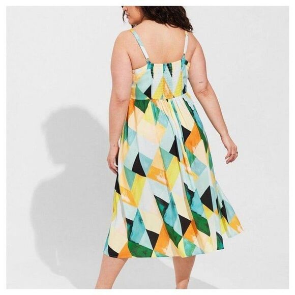 Torrid Midi Challis Sleeveless Sundress - Picture 2 of 5